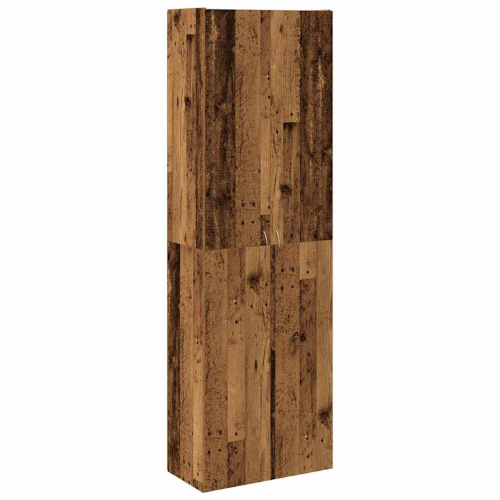 skab 60x32x190 cm konstrueret træ gammelt træ-look