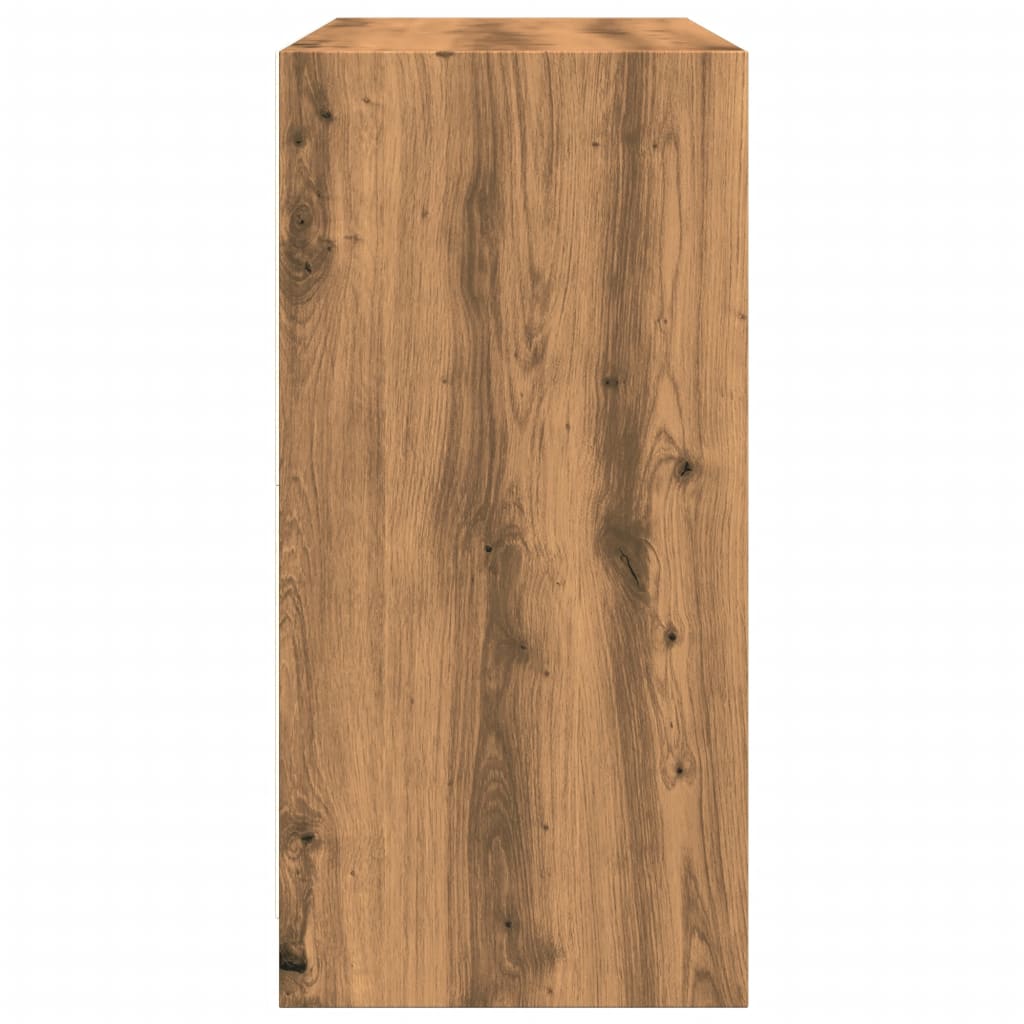 skænk 102x37x75,5 cm konstrueret træ kunsteg