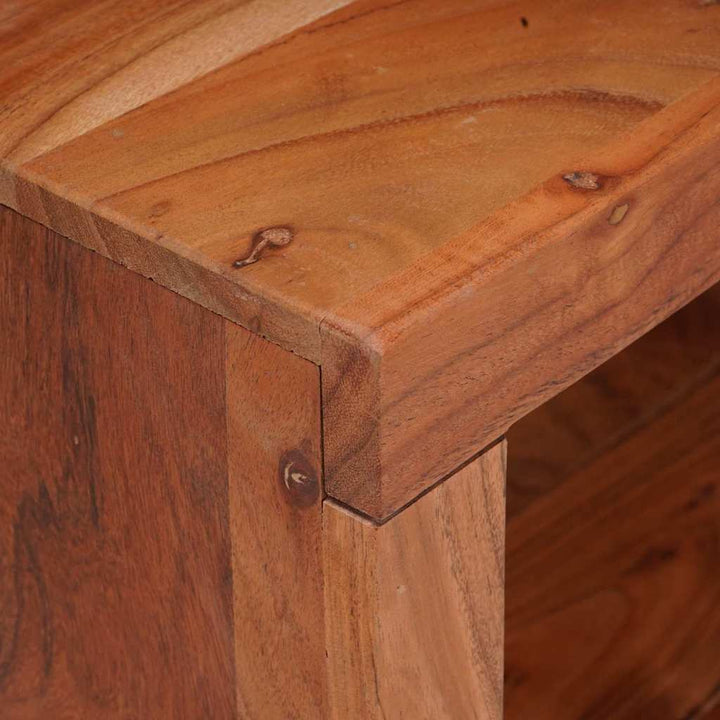 Bogreol 3 pcs Brun 50 x 30 x 110 cm Massivt akacietræ