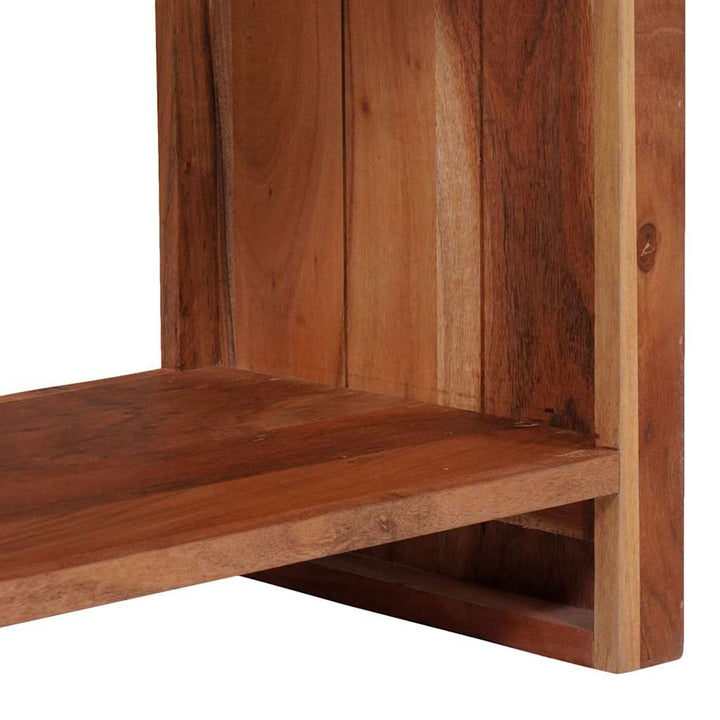 Bogreol 3 pcs Brun 80 x 30 x 110 cm Massivt akacietræ
