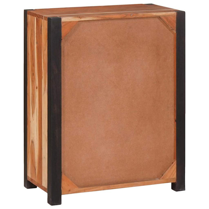 Sideboard 3 pcs Brun 110 x 30 x 75 cm Massivt akacietræ