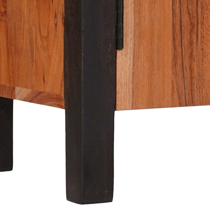 Sideboard 3 pcs Brun 55 x 30 x 75 cm Massivt akacietræ