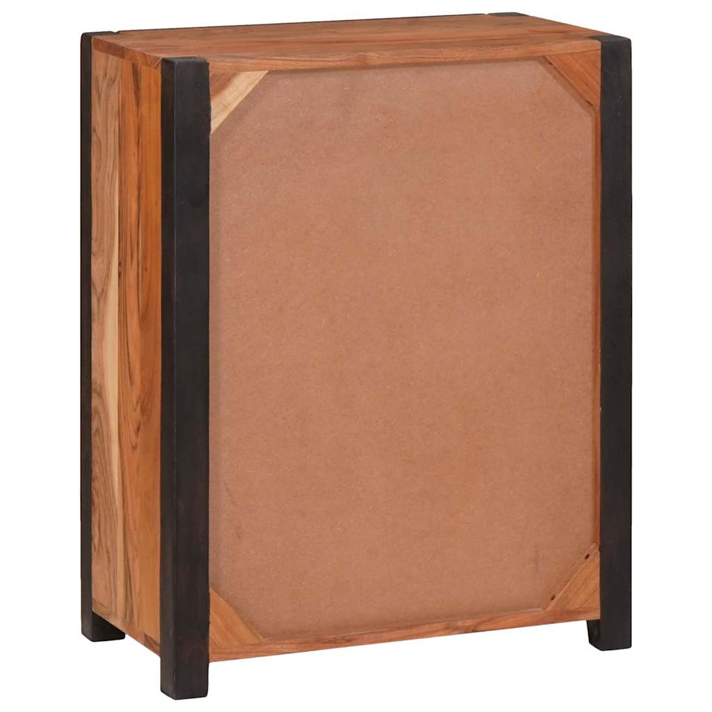 Sideboard 2 pcs Brun 110 x 30 x 75 cm Massivt akacietræ