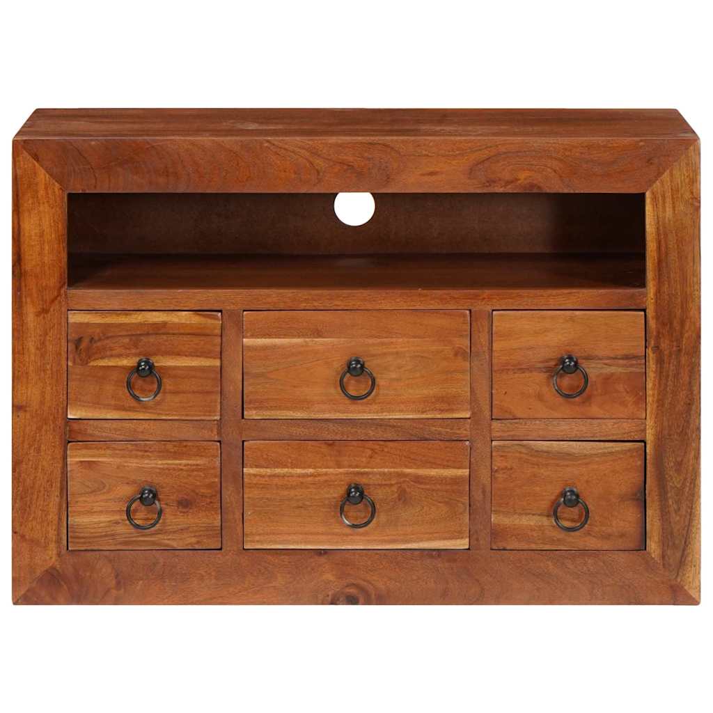 Sideboard med skuffe Brun 80 x 30 x 55 cm Massivt akacietræ