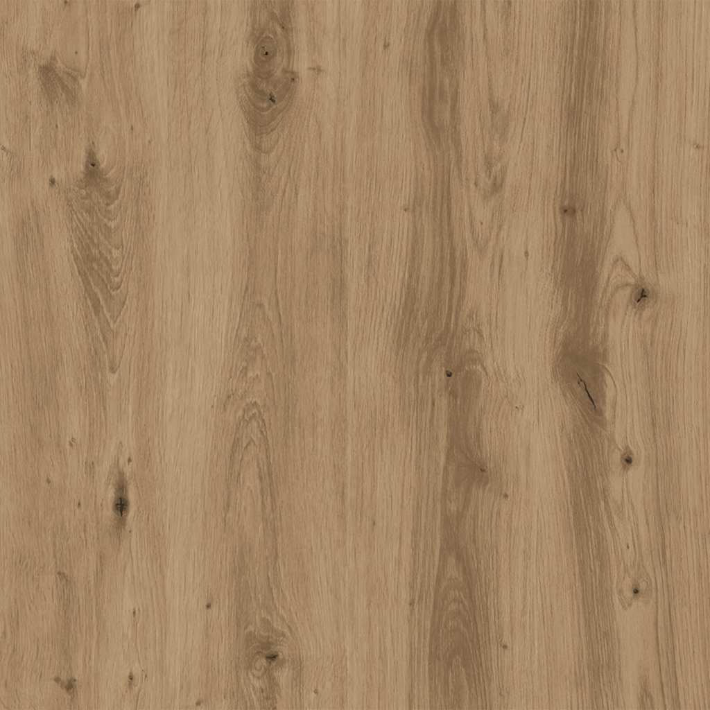 klædeskab 100x50x200 cm konstrueret træ egetræslook