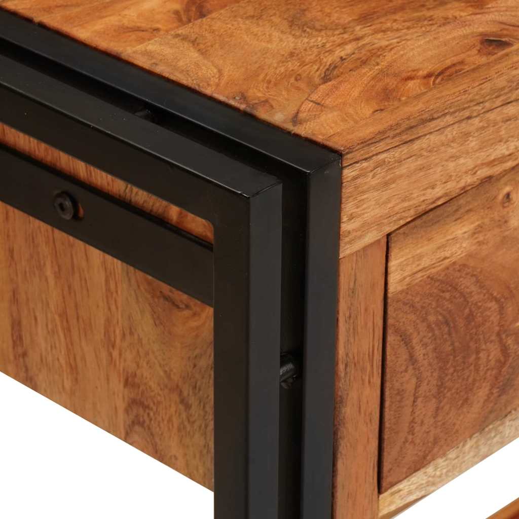 Konsolborde 2 pcs Brun 160 x 33 x 75 cm Solid Akacietræ