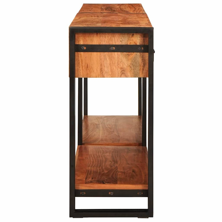 Konsolborde 2 pcs Brun 160 x 33 x 75 cm Solid Akacietræ