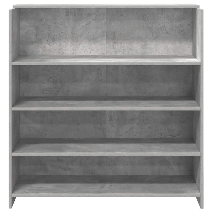 receptionsskranke 100x50x103,5 cm konstrueret træ beton grå