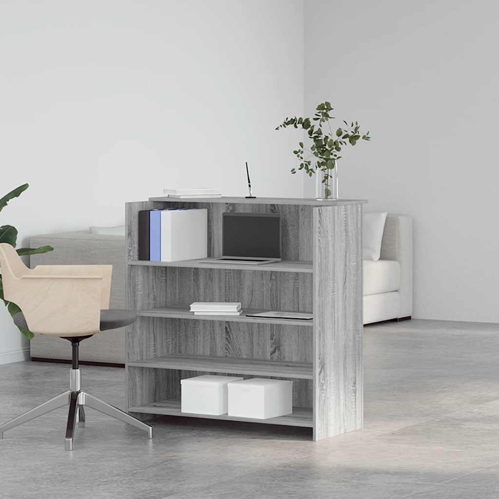 receptionsskranke grå sonoma 100x50x103,5 cm konstrueret træ