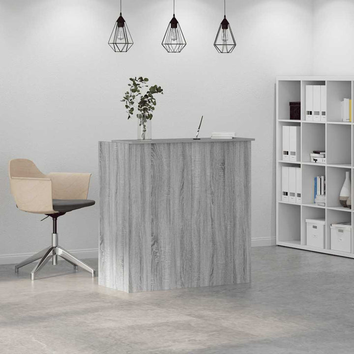receptionsskranke grå sonoma 100x50x103,5 cm konstrueret træ