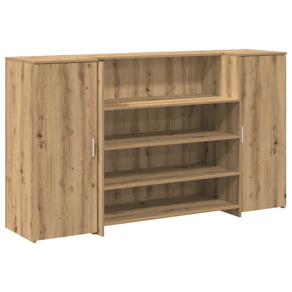 receptionsskranke 180x50x103,5 cm konstrueret træ kunsteg