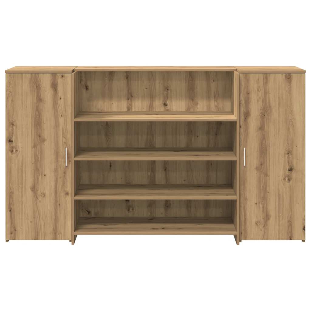 receptionsskranke 180x50x103,5 cm konstrueret træ kunsteg
