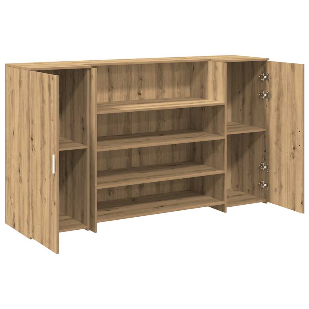 receptionsskranke 180x50x103,5 cm konstrueret træ kunsteg