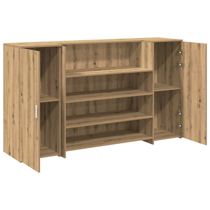 receptionsskranke 180x50x103,5 cm konstrueret træ kunsteg