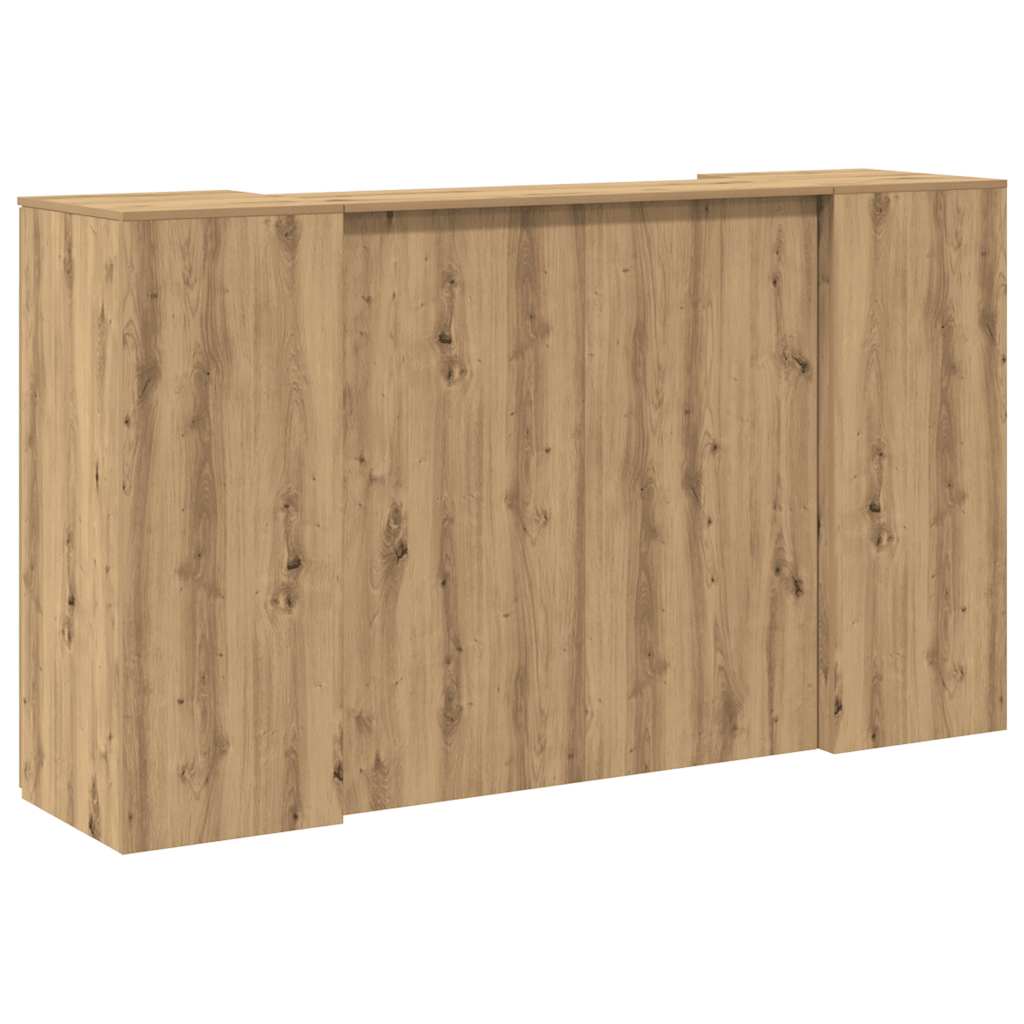 receptionsskranke 180x50x103,5 cm konstrueret træ kunsteg
