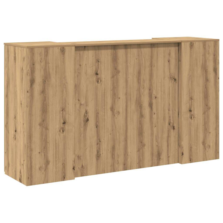receptionsskranke 180x50x103,5 cm konstrueret træ kunsteg