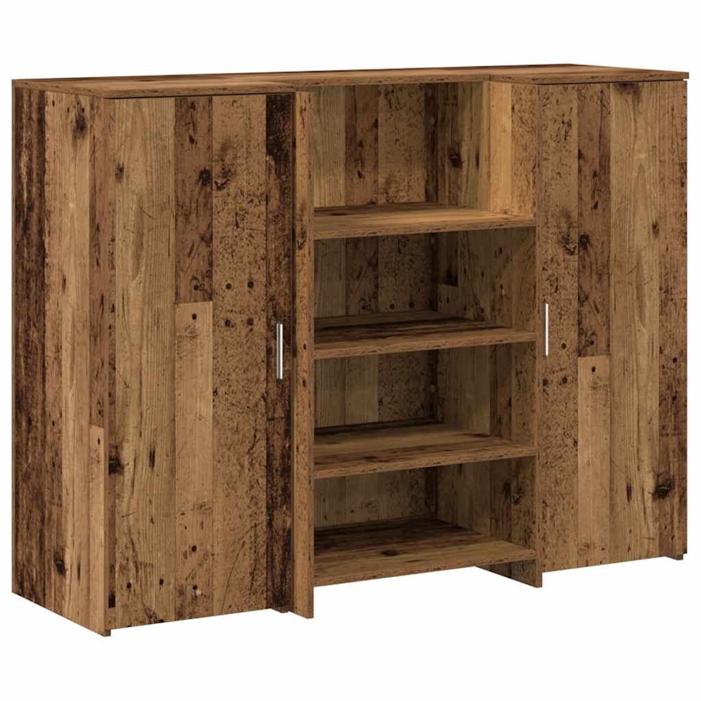 receptionsskranke 135x50x103,5 cm konstrueret træ antikt træ