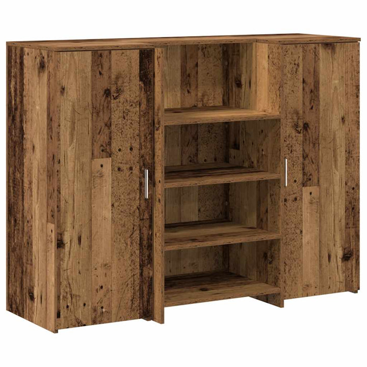 receptionsskranke 135x50x103,5 cm konstrueret træ antikt træ