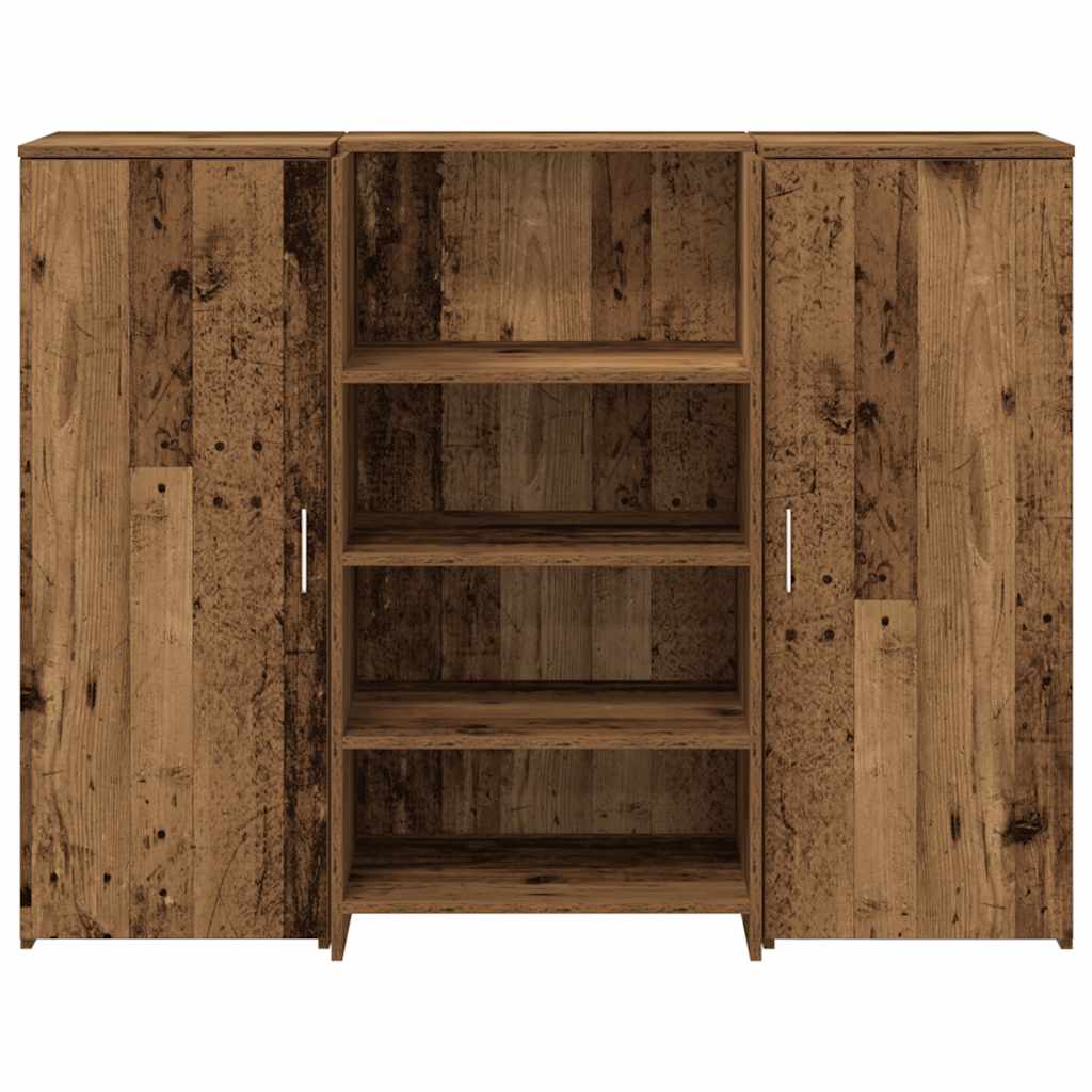 receptionsskranke 135x50x103,5 cm konstrueret træ antikt træ
