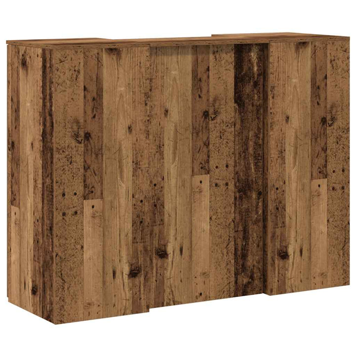 receptionsskranke 135x50x103,5 cm konstrueret træ antikt træ