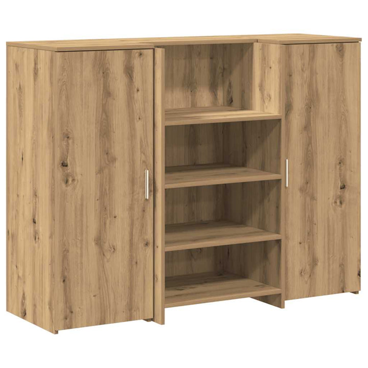 receptionsskranke 135x50x103,5 cm konstrueret træ kunsteg