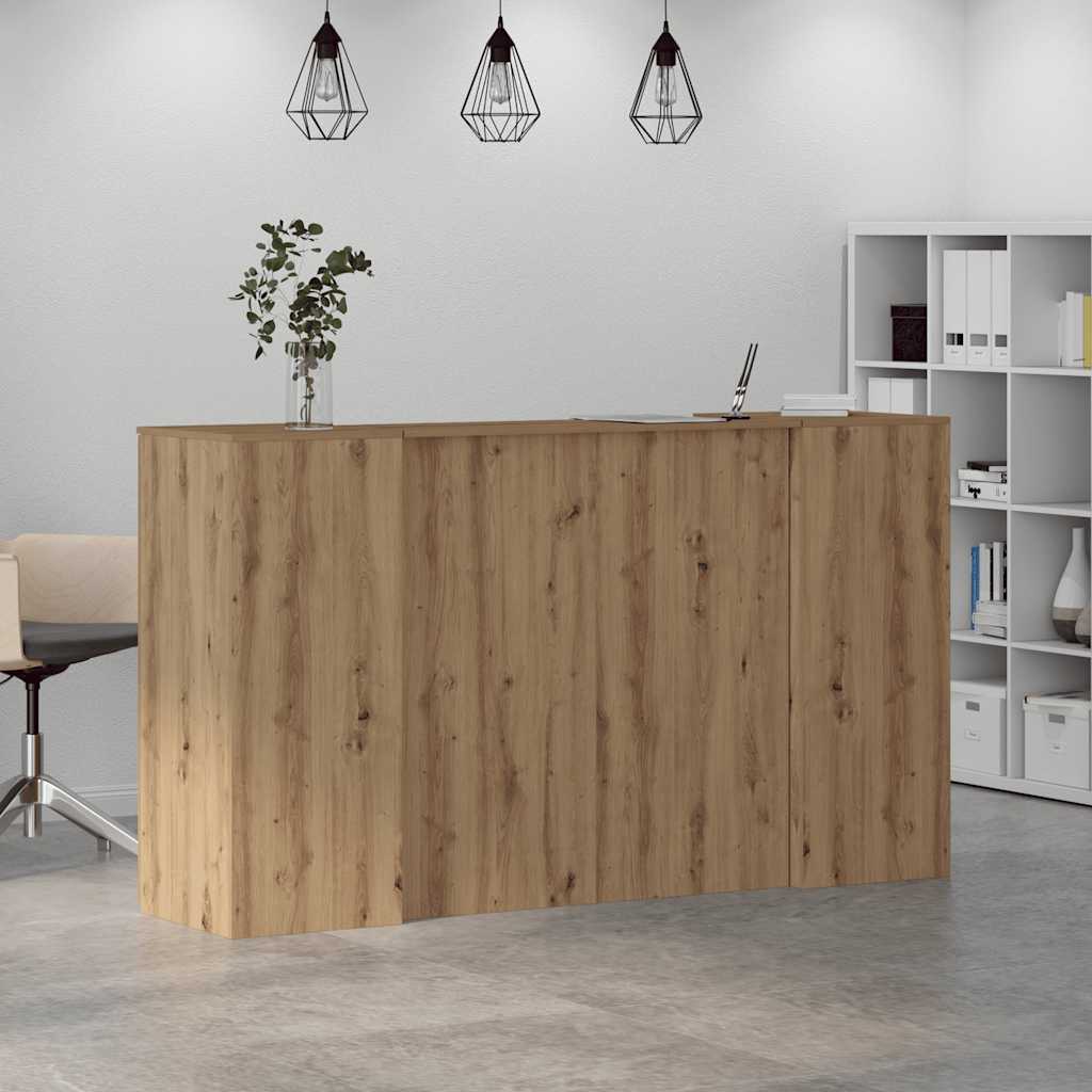 receptionsskranke 180x50x103,5 cm konstrueret træ kunsteg