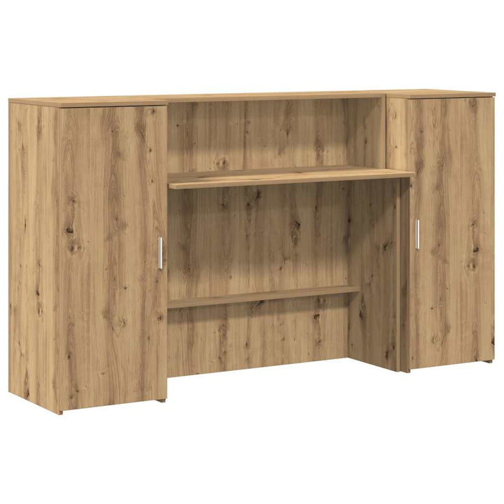 receptionsskranke 180x50x103,5 cm konstrueret træ kunsteg