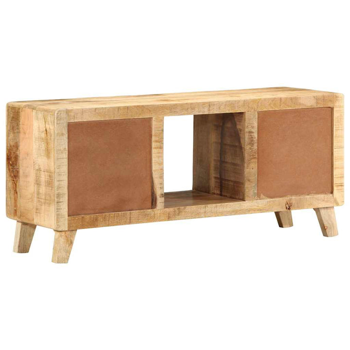 tv-bord 105x46x32 cm massivt ru mangotræ