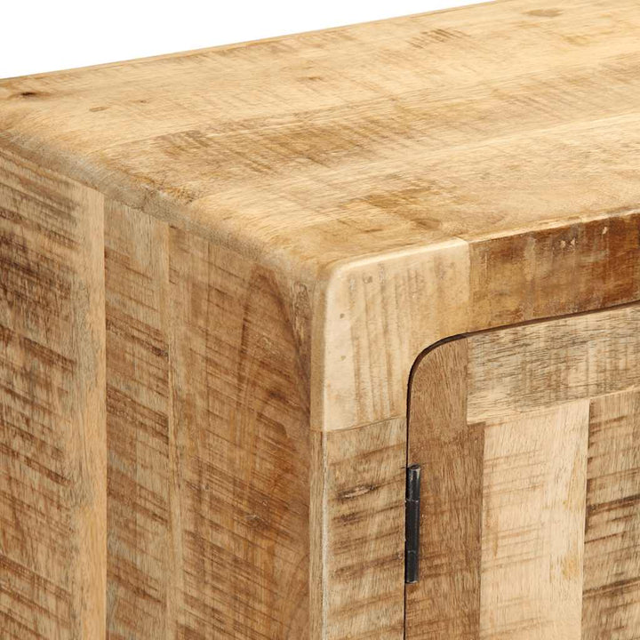 tv-bord 105x46x32 cm massivt ru mangotræ