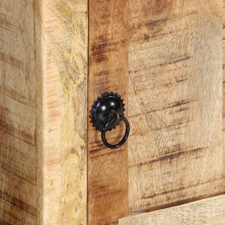 tv-bord 105x46x32 cm massivt ru mangotræ