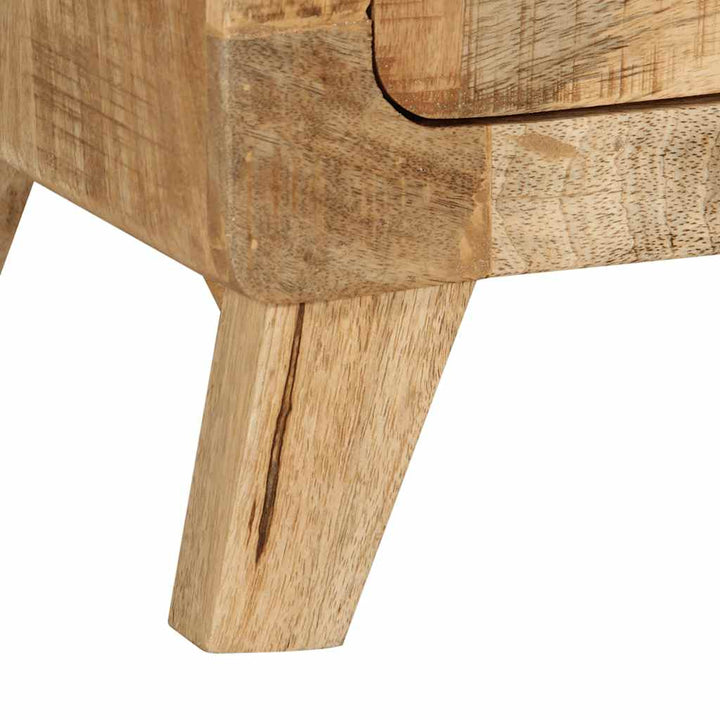 tv-bord 105x46x32 cm massivt ru mangotræ