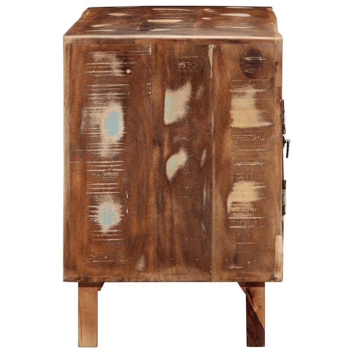 tv-bord 105x46x32 cm massivt genbrugstræ