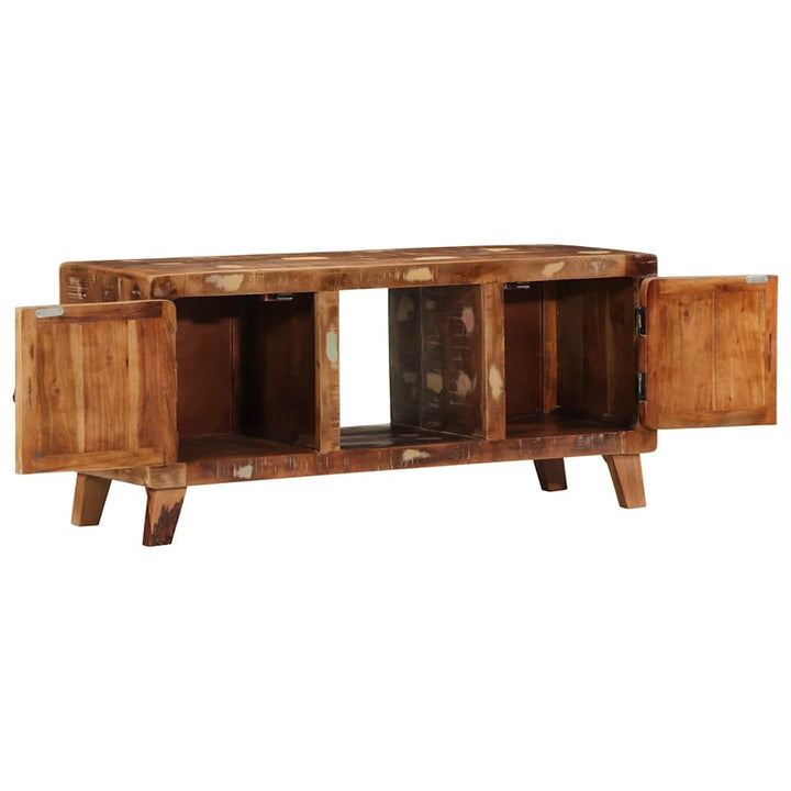 tv-bord 105x46x32 cm massivt genbrugstræ