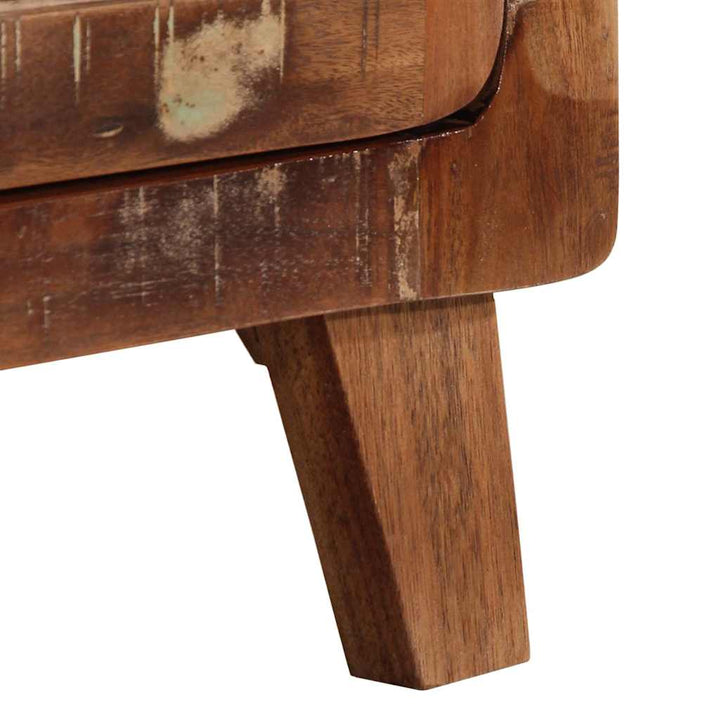 tv-bord 105x46x32 cm massivt genbrugstræ