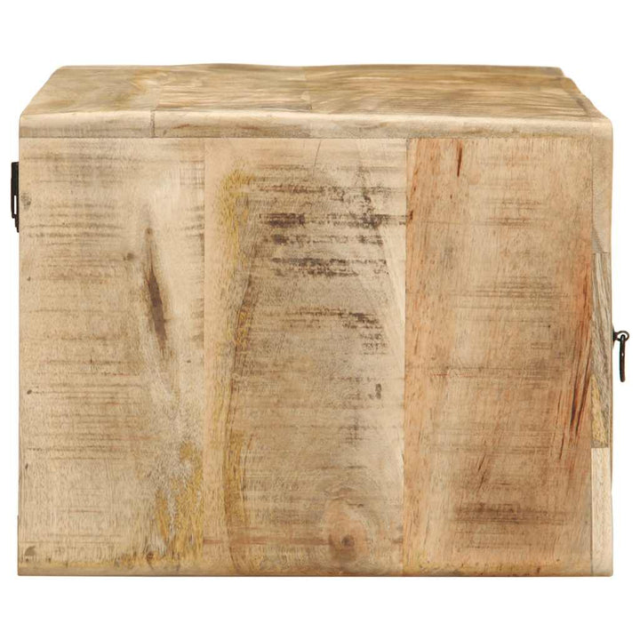 væghængt tv-skab 100x32x25 cm massivt ru mangotræ