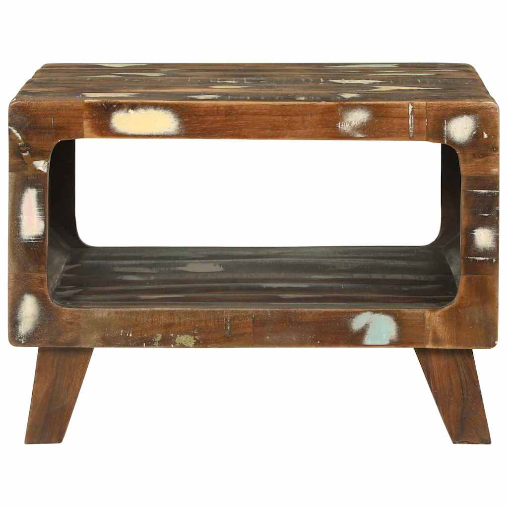 Sofabord Flerfarvet 50 x 50 x 35 cm Massivt genanvendt træ