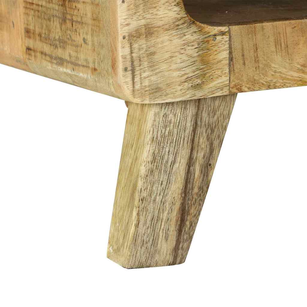 Sofabord Brun 90 x 50 x 35 cm Massivt ru mangotræ