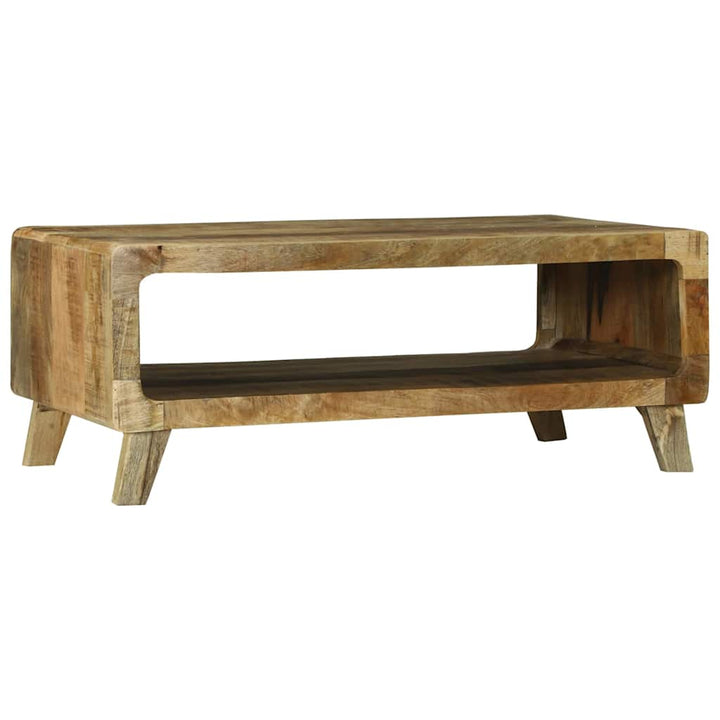 Sofabord Brun 90 x 50 x 35 cm Massivt ru mangotræ