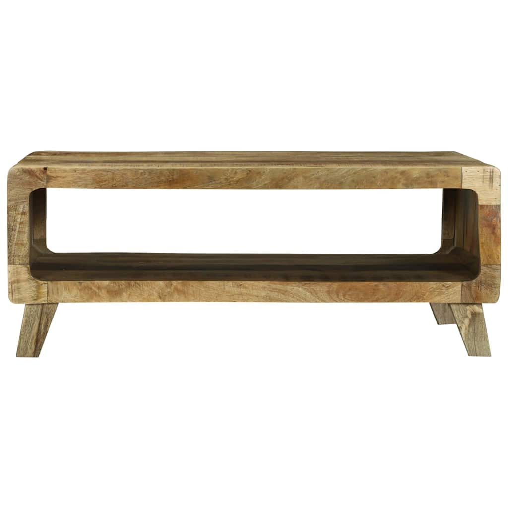 Sofabord Brun 90 x 50 x 35 cm Massivt ru mangotræ
