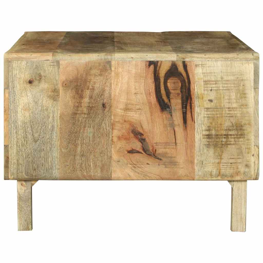 Sofabord Brun 90 x 50 x 35 cm Massivt ru mangotræ