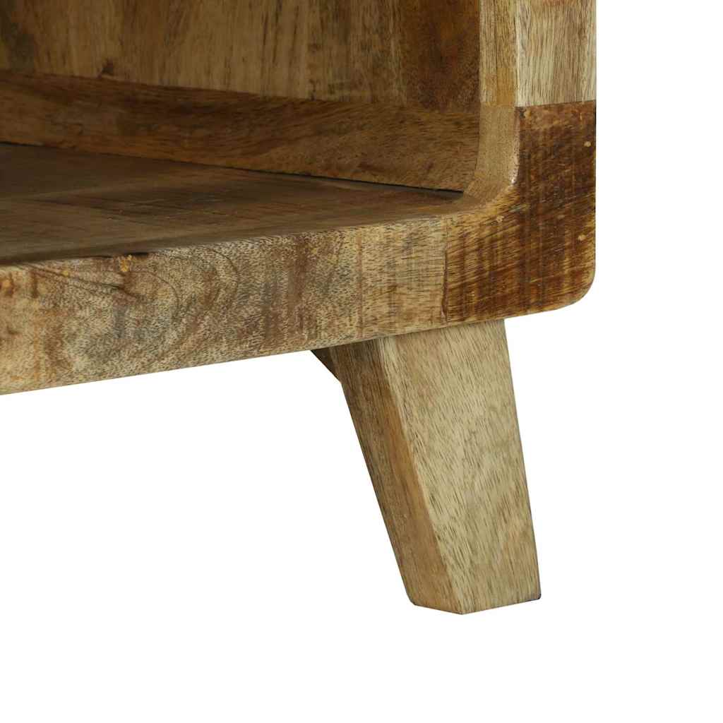 Sofabord Brun 50 x 50 x 35 cm Massivt ru mangotræ