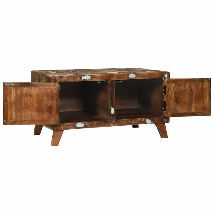 Sofabord Flerfarvet 80 x 54 x 45 cm Massivt genanvendt træ