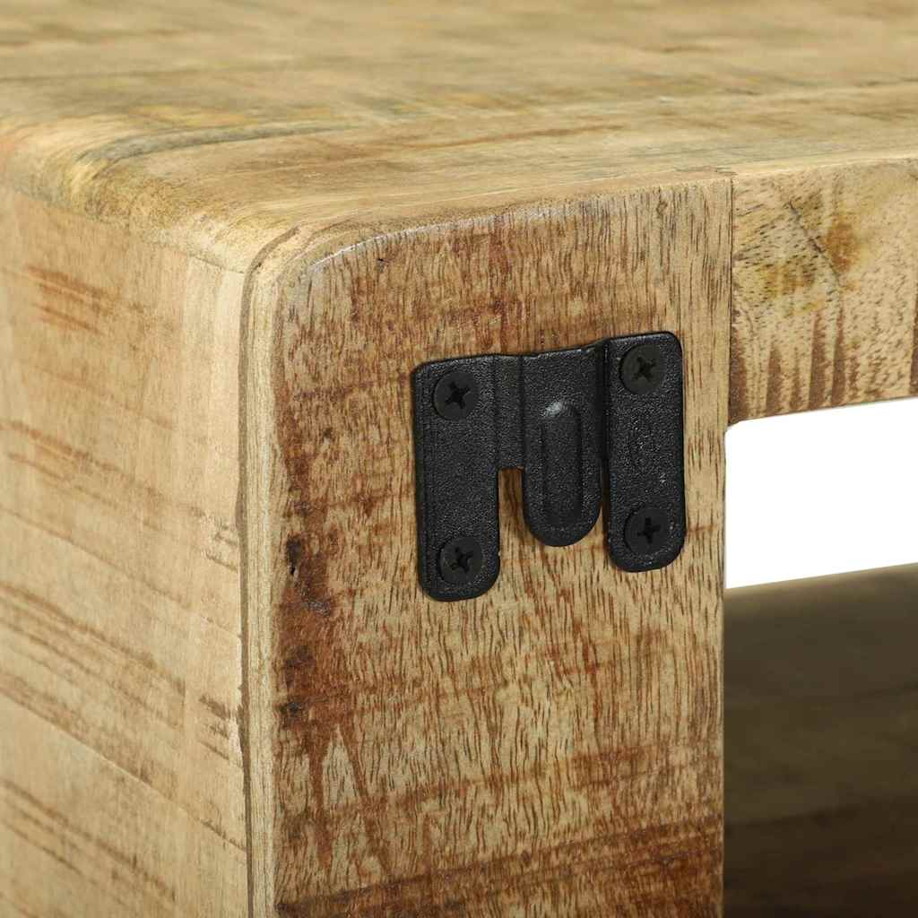 TV Skab med hylde Brun 80 x 32 x 36 cm Massivt mangotræ