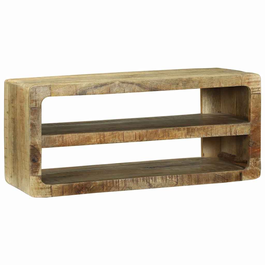TV Skab med hylde Brun 80 x 32 x 36 cm Massivt mangotræ