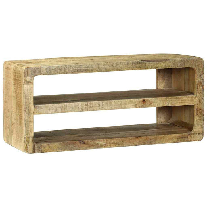 TV Skab med hylde Brun 80 x 32 x 36 cm Massivt mangotræ