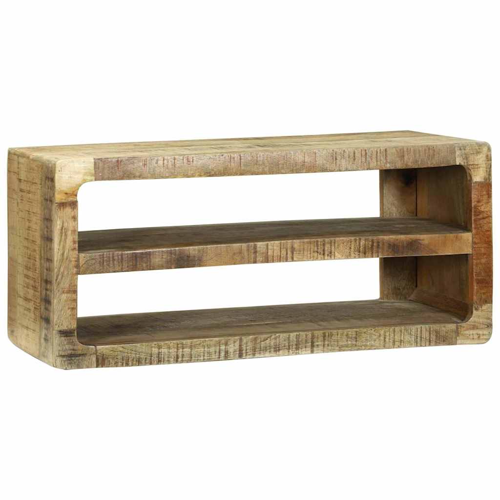 TV Skab med hylde Brun 80 x 32 x 36 cm Massivt mangotræ