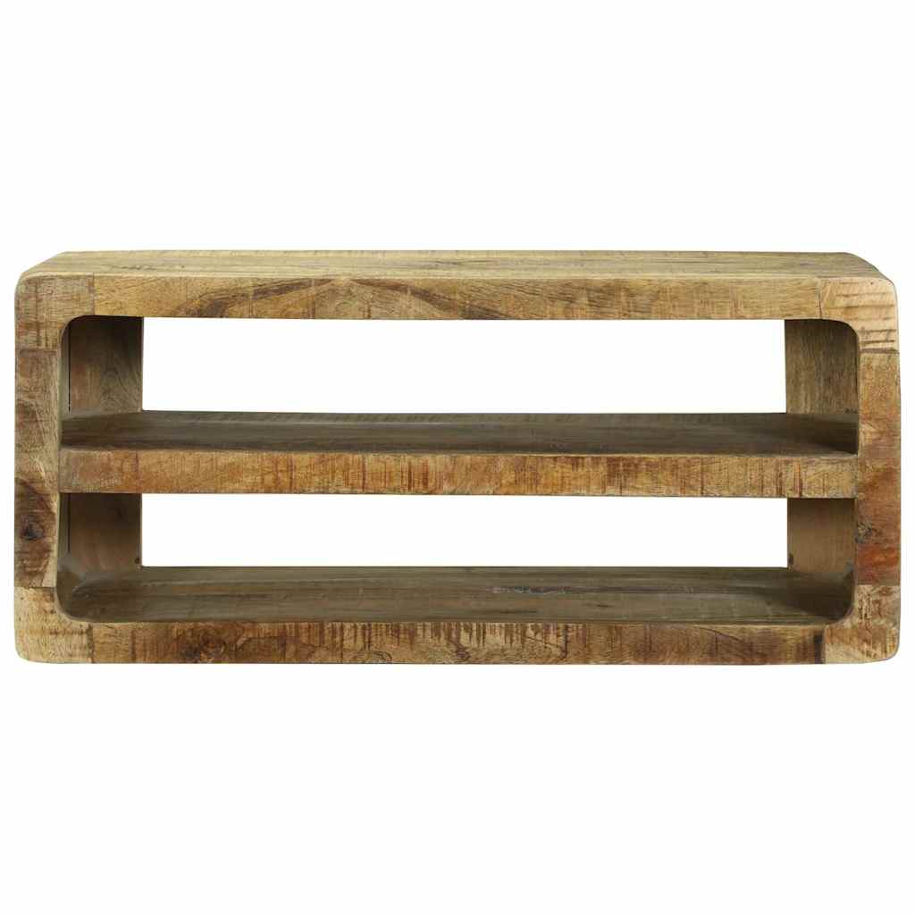TV Skab med hylde Brun 80 x 32 x 36 cm Massivt mangotræ