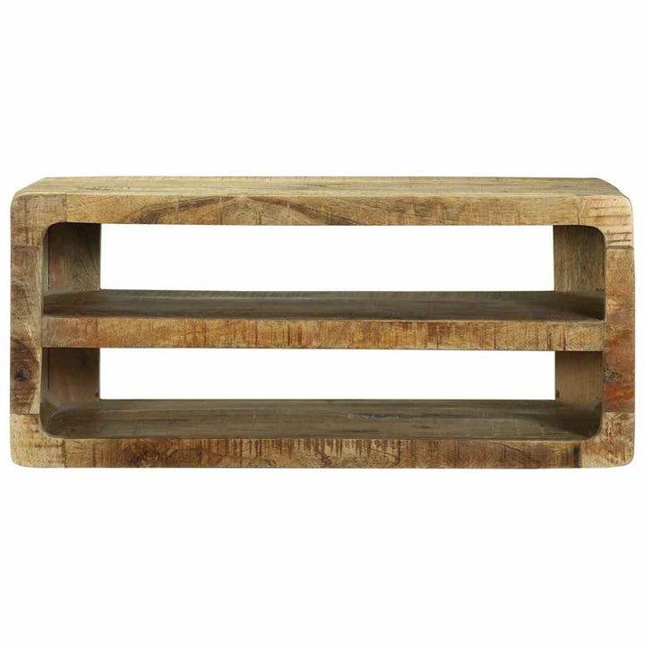 TV Skab med hylde Brun 80 x 32 x 36 cm Massivt mangotræ