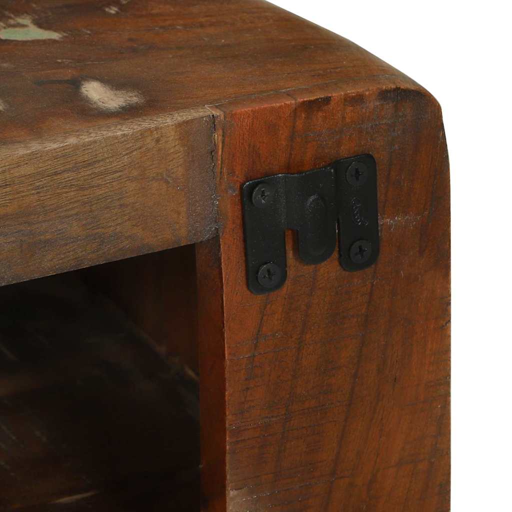 TV Skab Flerfarvet 80 x 32 x 36 cm Massivt genbrugstræ