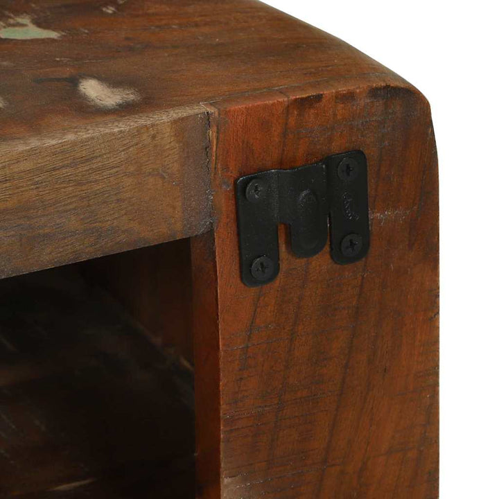 TV Skab Flerfarvet 80 x 32 x 36 cm Massivt genbrugstræ